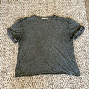 We the free medium sage green top